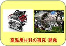 高温用材料の研究・開発